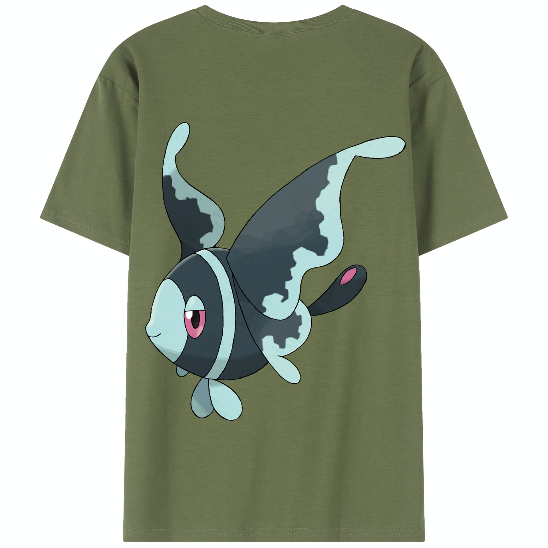 （画像用） ポケットモンスター Pokémon 綿100％半袖Tシャツ（背面プリント）